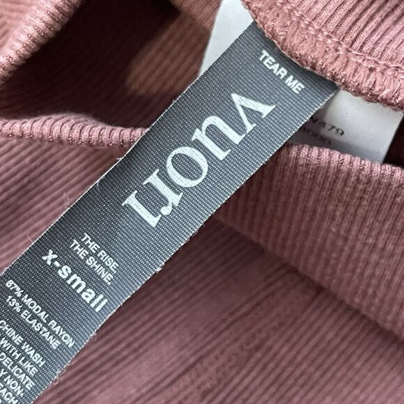 VUORI Lux At Ease Harem Pant Size XS Heathered Brown Tapered Casual Lounge Basic - Picture 8 of 13